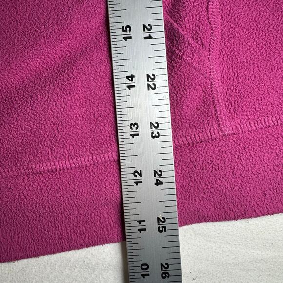 L.L. Bean women’s pink fleece full-zip hoodie. Size 2X - Picture 7 of 8